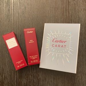 Cartier perfume samples